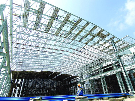 普兰店船厂网架工程