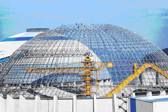 普兰店电厂网架工程